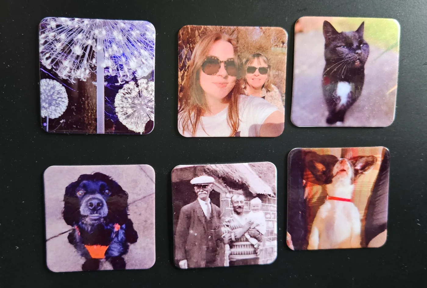 6 x 55mm Square Magnets