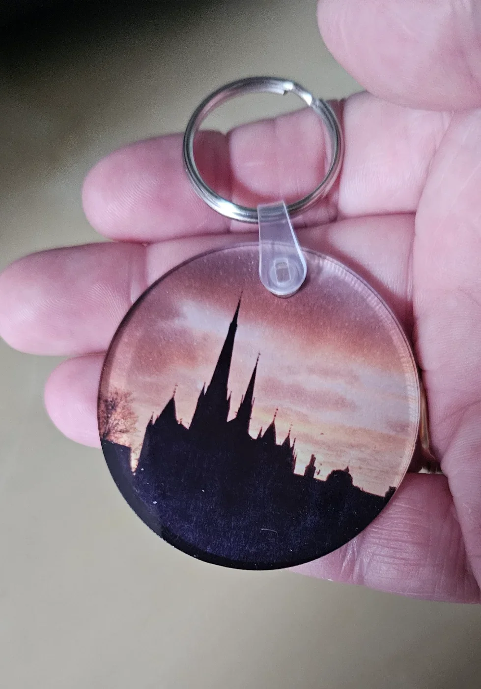 Round Keyring