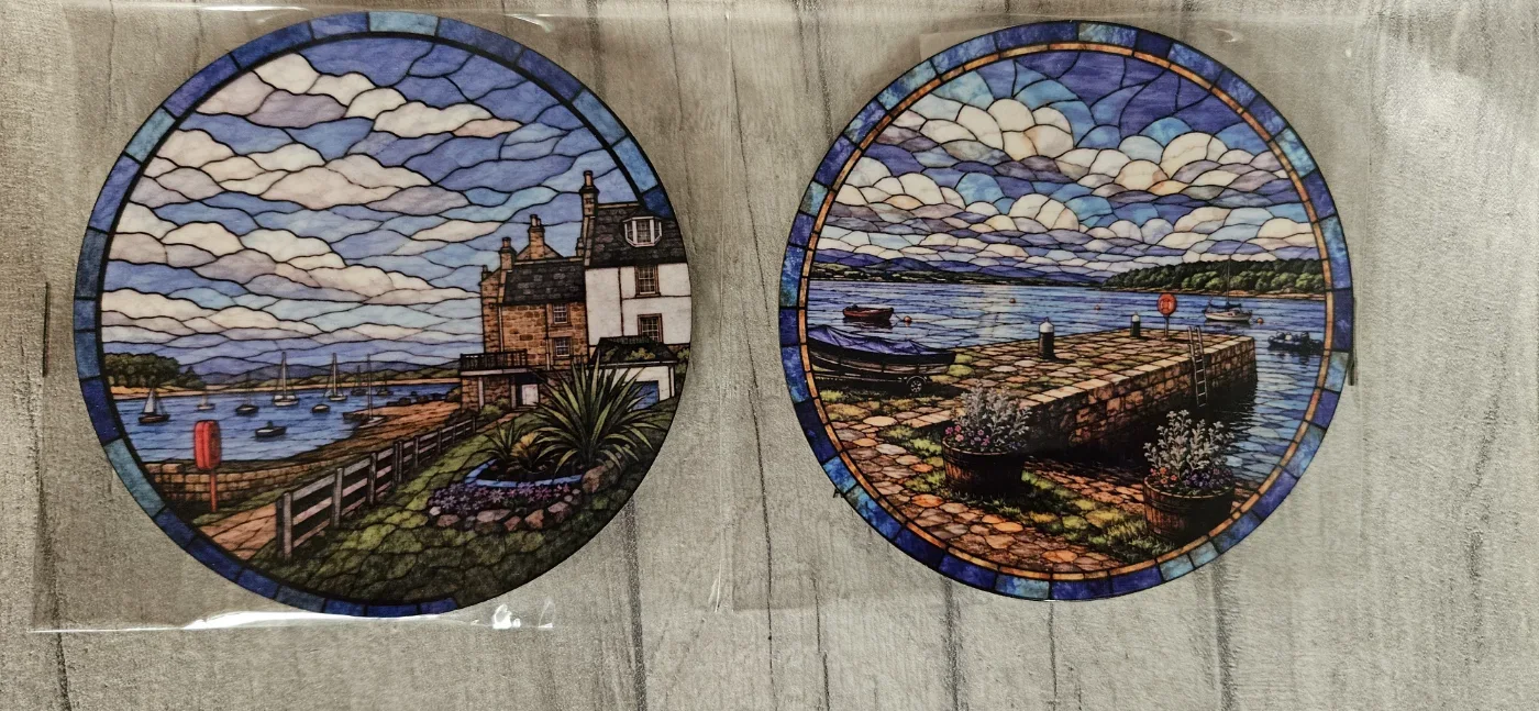2 x 95mm Coaster